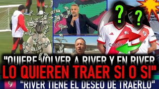 ¿TODO ENCAMINADO Periodistas ASEGURAN qe River Plate ya TENDRIA DECIDIDO traer a ESTE IDOLO SI O SI [upl. by Vassili767]