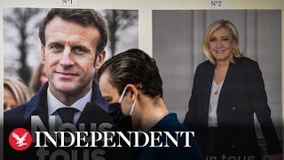 Live French polling opens as Le Pen takes on Macron [upl. by Stambaugh]