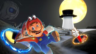 Mario Odyssey but theres PORTALS [upl. by Refitsirhc]