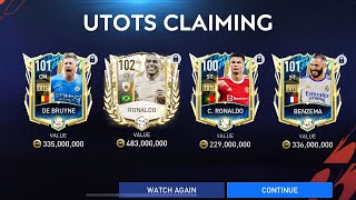 THIS IS THE BEST PACK OPENING EVER IN FIFA MOBILE 22  UTOTS PACK OPENING [upl. by Zug]