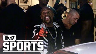 Floyd Mayweather I Still Havent Cashed Pacquiao or McGregor Checks  TMZ Sports [upl. by Adnopoz879]