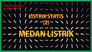 ELEKTROSTATIKA  MEDAN DAN KUAT MEDAN LISTRIK KELAS XI IPA [upl. by Krystal]