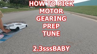 HOW TO CHOOSE THE CORRECT MOTOR GEARING ESC TUNE FOR YOUR NPRC DRAG CAR  PREP  FULL TUTORIAL [upl. by Ensign]