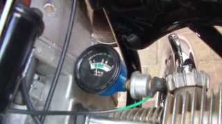 Dnepr K650 MT9  Molotov start engine motorstart not k750m [upl. by Anahpos]