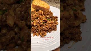 Homemade Hamburger Helper or Cheeseburger Mac either way it was Delicious recipe hamburgerhelper [upl. by Nirrat]