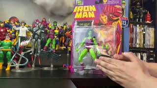 Marvel Legends Series SheHulk Iron Man Comics Collectible 6Inch Action Figure Review [upl. by Ainaled]