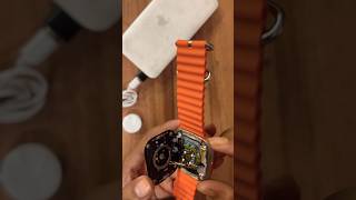 Ip67 waterproof ultra smartwatch 🥲🥲 ultra clone [upl. by Yenffad]