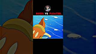 Buizel vs Floatzel  Ash Buizel Attitude 😎shorts pokemon [upl. by Julietta]