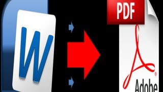 convertir DOC a PDF pasar Word a Adobe Reader [upl. by Fates]