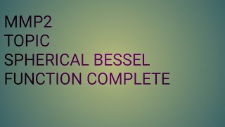 spherical Bessel differential equation physics1000subscribers youtube mathprodigy [upl. by Gillett]