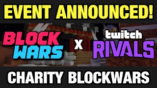 Block Wars x Twitch Rivals Event Announced [upl. by Pedrick]