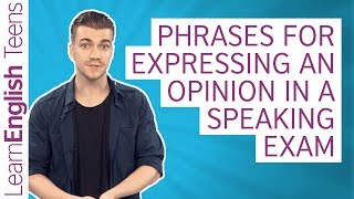 Phrases for expressing an opinion [upl. by Ococ844]