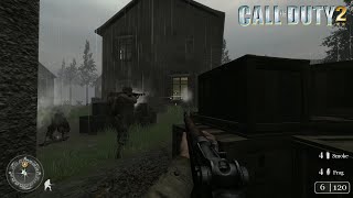 Bergstein  Battle of Hürtgen Forest  2nd Ranger Battalion  COD2 1080p in 2024 [upl. by Nnaeinahpets]