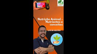 Nutrição Animal  Conceitos e Nutriente Água [upl. by Oirasan]