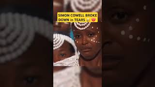 BROKE DOWN in TEARS 💔 SIMON COWELL during the TRIBUTE 😢 CANCER nightbirde trending agt shorts [upl. by Azenav855]