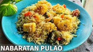 NABARATAN PULAO Diwali special recipe [upl. by Verdi]