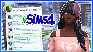 How I Use MC Command Center Mod for The Sims 4 💻 [upl. by Rahas81]