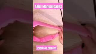 coleteros scrunchies bandas balacas fácil diy tutorial moldes tips shortvideo manualidades [upl. by Waly261]