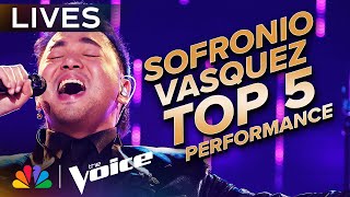 Sofronio Vasquez Performs quotUnstoppablequot By Sia  The Voice Finale  NBC [upl. by Sawyere]