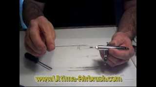 HOW TO ASSEMBLE AIRBRUSH  Reassembling airbrush after adjusting and cleaning by Richard Markham [upl. by Nnyleuqcaj165]