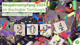 Live Neujahrsempfang der Stadt Bocholt 2024 [upl. by Puklich25]