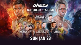 ONE 165 Superlek vs Takeru  First 4 Fights [upl. by Skyla878]