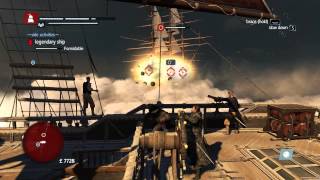 Assassins Creed Rogue  100 Upgraded Morrigan in Legendary Ship Battle [upl. by Gosney]