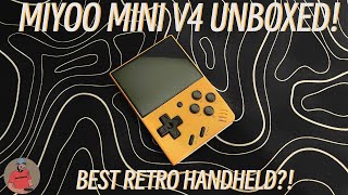 Unboxing the Miyoo Mini V4 Retro Gaming Handheld Worth the Hype [upl. by Hogue704]