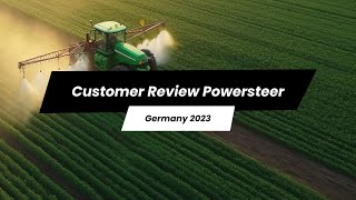 FieldBee PowerSteer autosteer system  Customer review 2023 Germany [upl. by Ailina]