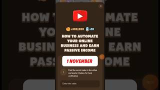 HOW TO AUTOMATE YOUR ONLINE BUSINESS AND EARN PASSIVE INCOME memefi code [upl. by Leahicm]