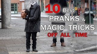 TOP 10 PRANKS amp Magic tricks OF ALL TIME  Julien Magic [upl. by Atiuqin]