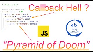 What is quotCallback Hellquot  Callback Hell also known as “Pyramid of Doom” [upl. by Hoxsie428]