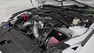 2024 Mustang cold air intake by KampN [upl. by Mcconaghy]