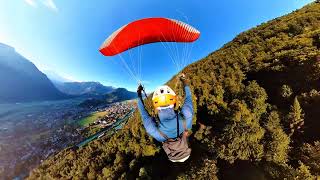 Über den Schweizer Alpen Morgenflug von Beatenberg nach Interlaken  FullFlight [upl. by Akiehs912]