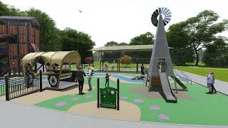 Canyon Water Park Allabilities Play Area animation [upl. by Cailly]