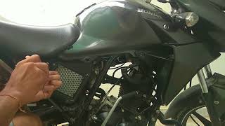 CB twister Honda how to change Air Filter [upl. by Anirpas]