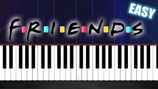 FRIENDS THEME  EASY Piano Tutorial by PlutaX [upl. by Hairakcaz]