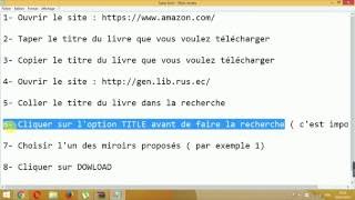 Tuto  Télécharger nimporte quel livremême sil est payant  it works 100 ♥ [upl. by Niwroc]