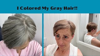 Ion Demi Permanent for Gray Hair  Color Gray the Easy Way  Amazing Results [upl. by Tews404]