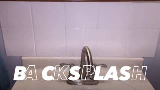 Install a ceramic tile backsplash [upl. by Aisek]