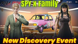 Spy x Family Discovery Event  Get Mythic Outfit amp Emotes In 600 UC BGMIPubg  New Prize Path Event [upl. by Releyks]