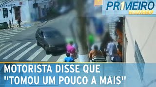 Motorista embriagado atropela mulher e criança no interior de SP  Primeiro Impacto 300924 [upl. by Hoffmann]