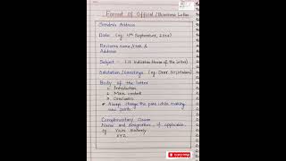 Formal letter writing format l Letter writing l Letter writing format l Letter writing in english [upl. by Alimrahs]