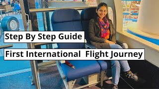 First Time International Flight Journey Tips How To Travel In Flight First Time  Tips In Hindi [upl. by Akimik823]