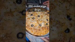 Bbq chicken pizza recipesubscribe to my channel forfull Recipecookingwithsabacws tasty shorts [upl. by Cyb772]