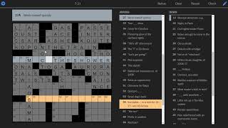 Unintentional ASMR NYT Crossword  Soft spoken amp typing [upl. by Adnilre366]