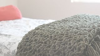 Easy Crochet Throw Blanket [upl. by Wildee]