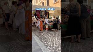 Mantova italy street market walk italy travelvlog traveltips fy europe [upl. by Cassandre545]