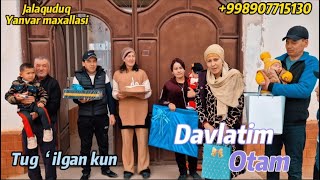 Jalaquduq tabriklar Davlatim otam Tug‘ilgan kun 998907715130 tabriklar tugilgankun [upl. by Araid]