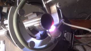 Orbital Welding Test with Open Head Using Polysoude PS204 Orbital TIG Welding Power Source [upl. by Iona]